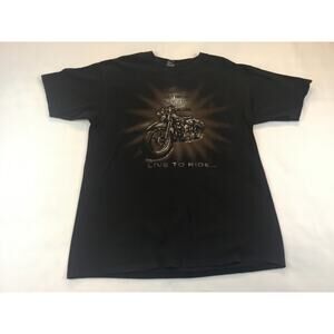 Harley Davidson Maui Hawaii T-Shirt Black Brown Size X-Large